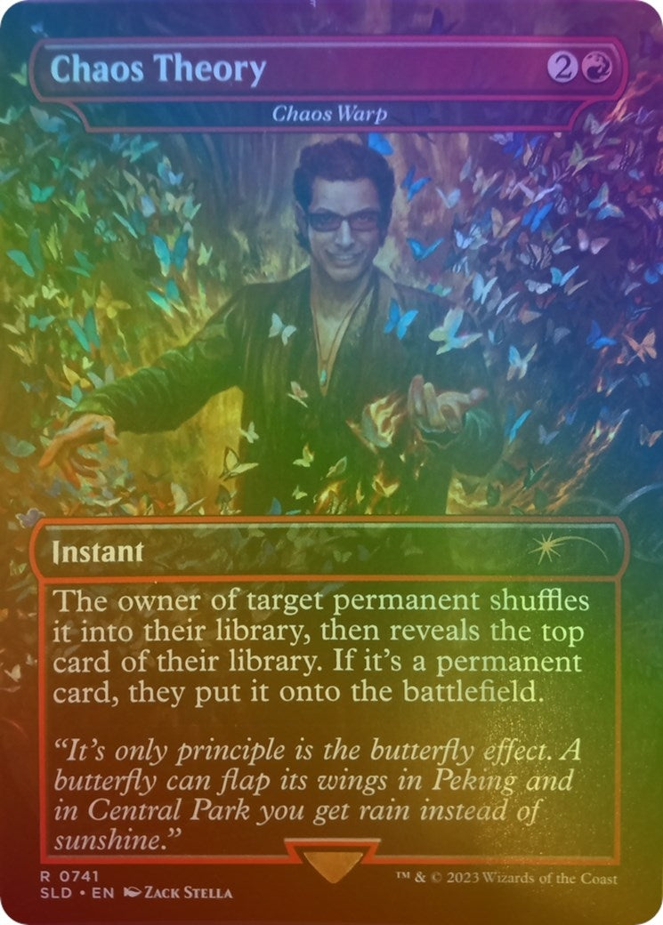 Image for Chaos Theory - Chaos Warp (Rainbow Foil) (741) (SLD) - Magic: The Gathering