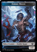 Image for Zombie Rogue // Plot Double-Sided Token (15 // 20) (OTJ) - Magic: The Gathering