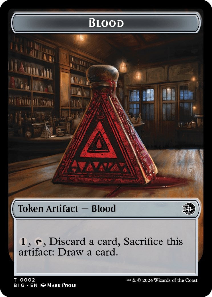 Image for Blood Token (2) (BIG) - Magic: The Gathering