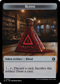 Image for Blood // Plot Double-Sided Token (2 // 20) (BIG) - Magic: The Gathering