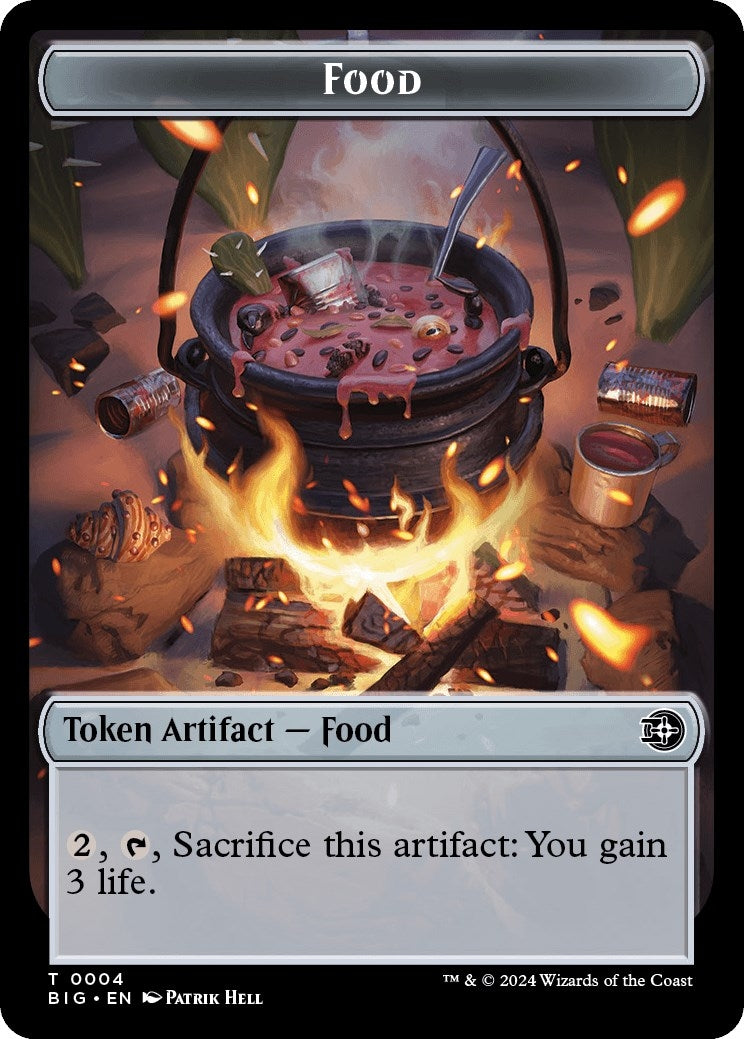 Image for Food Token (4) (BIG) - Magic: The Gathering