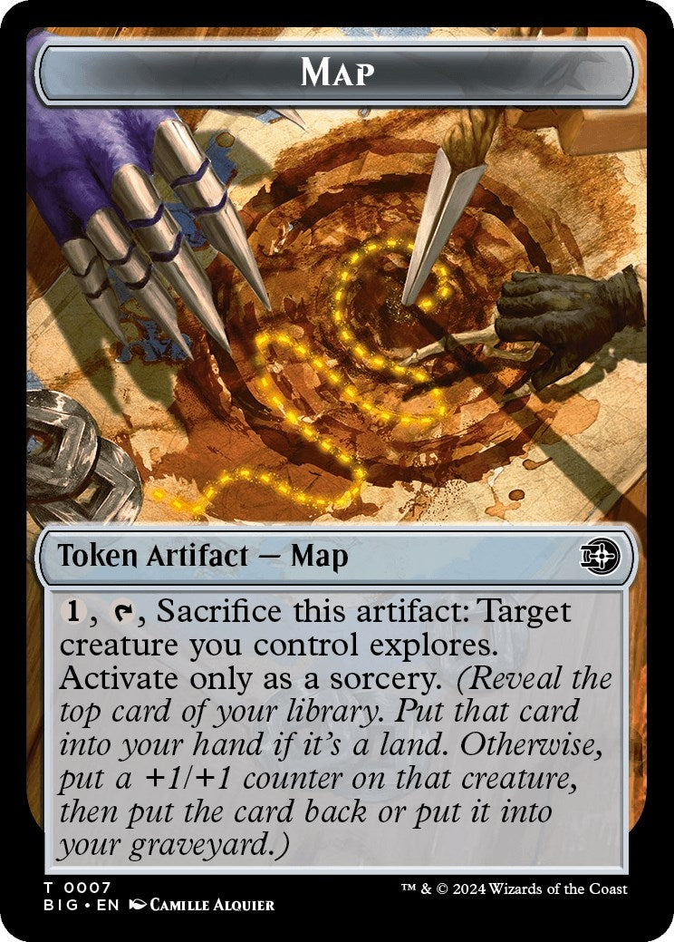Image for Map Token (7) (BIG) - Magic: The Gathering
