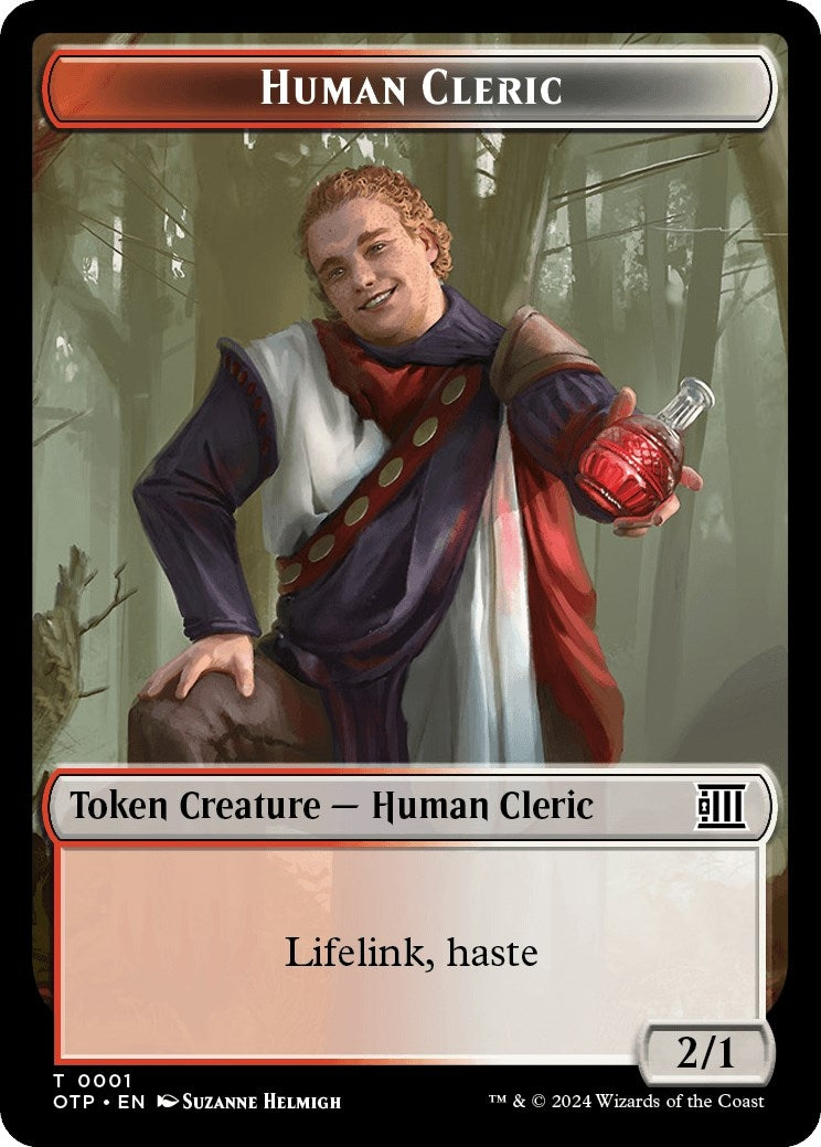 Image for Human Cleric Token (1) (OTP) - Magic: The Gathering