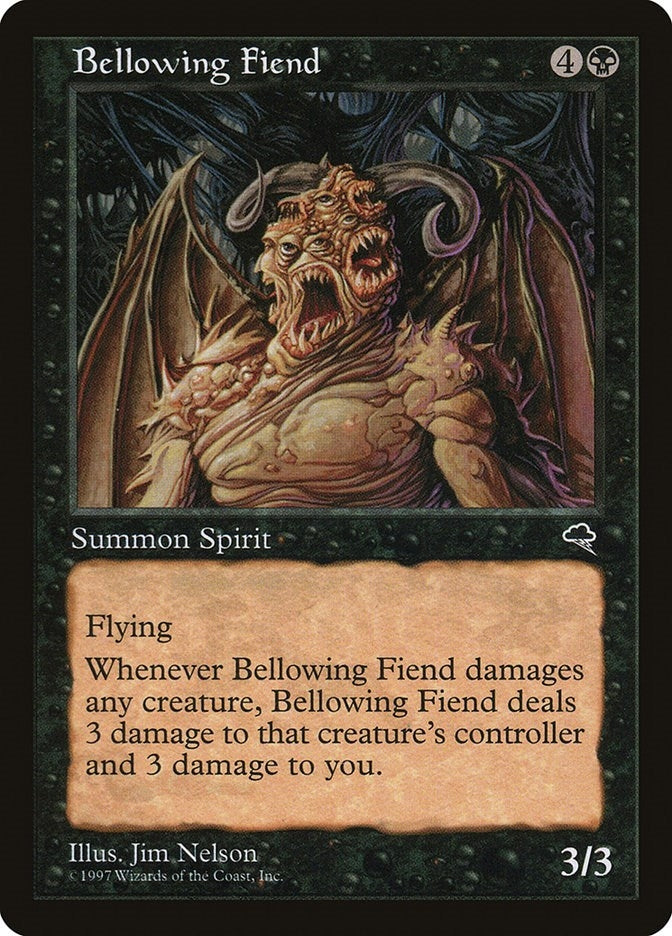 Image for Bellowing Fiend (108) (TMP) - Magic: The Gathering