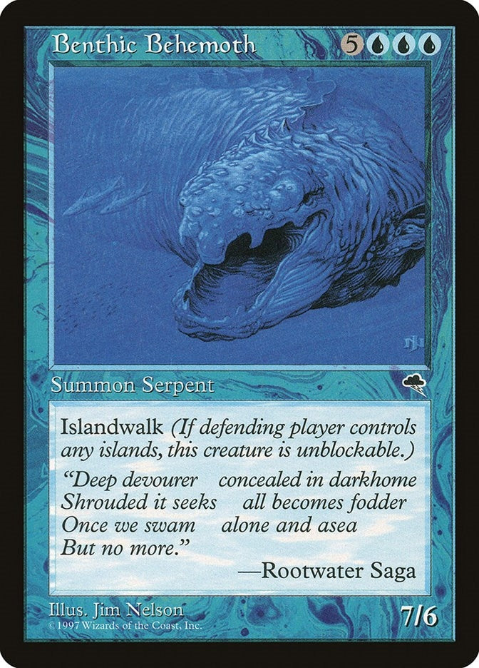 Image for Benthic Behemoth (54) (TMP) - Magic: The Gathering