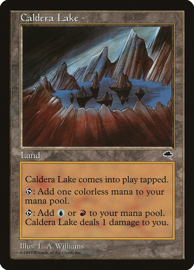 Image for Caldera Lake (316) (TMP) - Magic: The Gathering