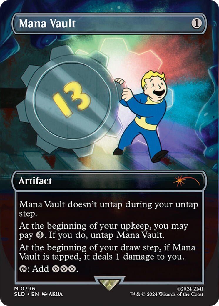 Image for Mana Vault (Rainbow Foil) (796) (SLD) - Magic: The Gathering