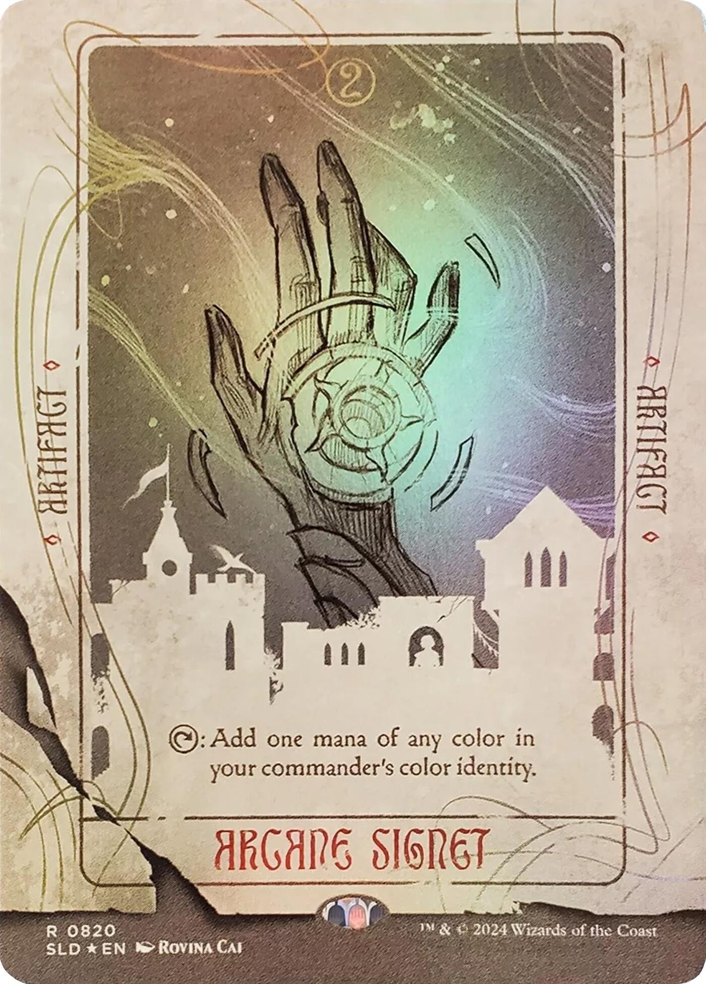 Image for Arcane Signet (0820) (Rainbow Foil) (820) (SLD) - Magic: The Gathering