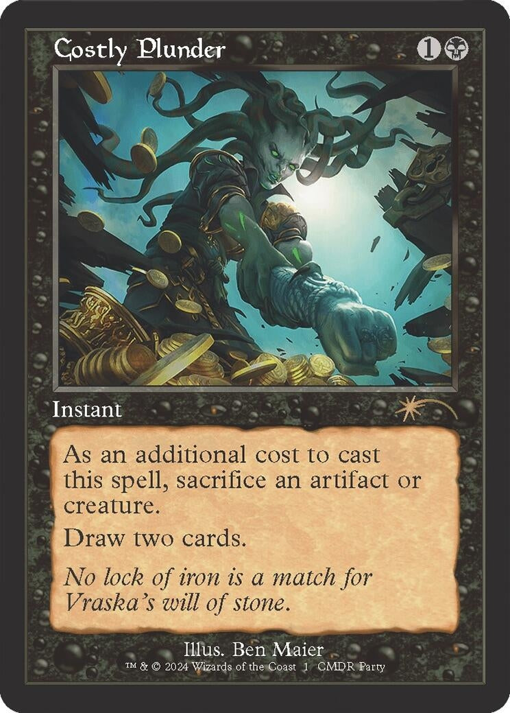Image for Costly Plunder (Retro Frame) (1) (WPN) - Magic: The Gathering