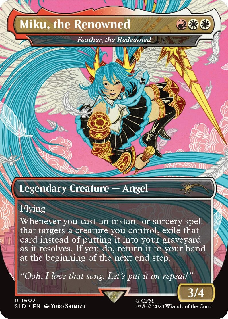 Image for Miku, the Renowned - Feather, the Redeemed (1602) (SLD) - Magic: The Gathering