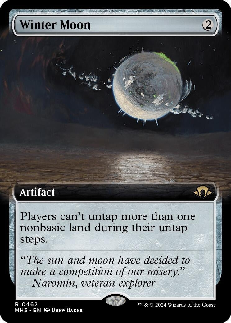 Image for Winter Moon (Extended Art) (462) (MH3) - Magic: The Gathering