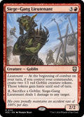 Image for Siege-Gang Lieutenant (113) (M3C) - Magic: The Gathering