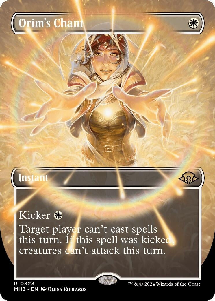 Image for Orim's Chant (Borderless) (323) (MH3) - Magic: The Gathering