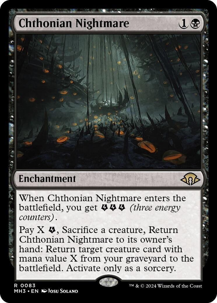 Image for Chthonian Nightmare (83) (MH3) - Magic: The Gathering