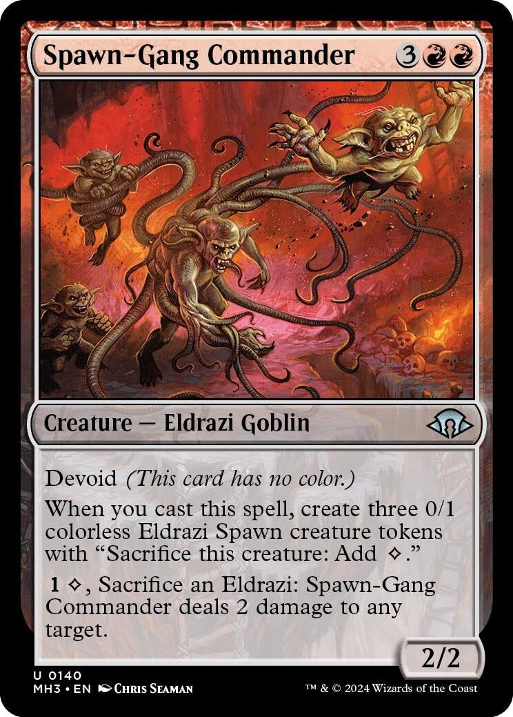 Image for Spawn-Gang Commander (140) (MH3) - Magic: The Gathering