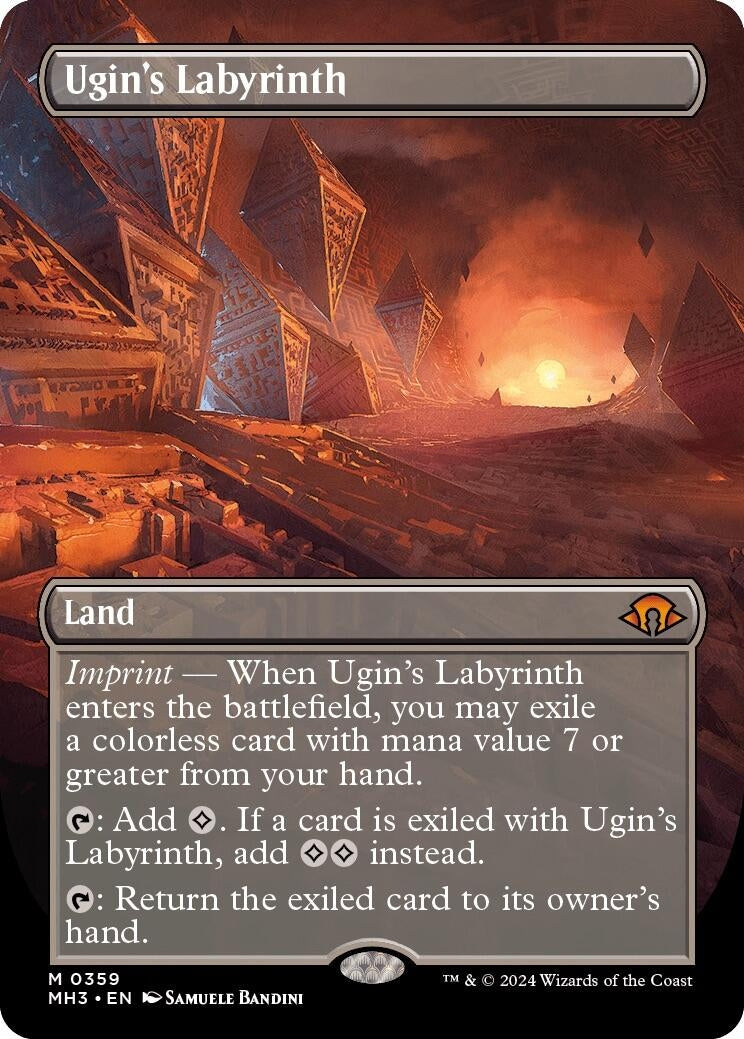 Image for Ugin's Labyrinth (Borderless) (359) (MH3) - Magic: The Gathering