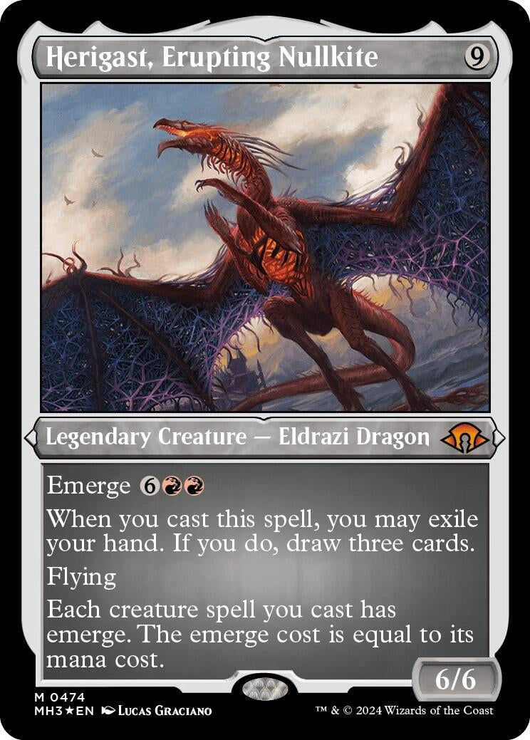 Image for Herigast, Erupting Nullkite (Foil Etched) (474) (MH3) - Magic: The Gathering