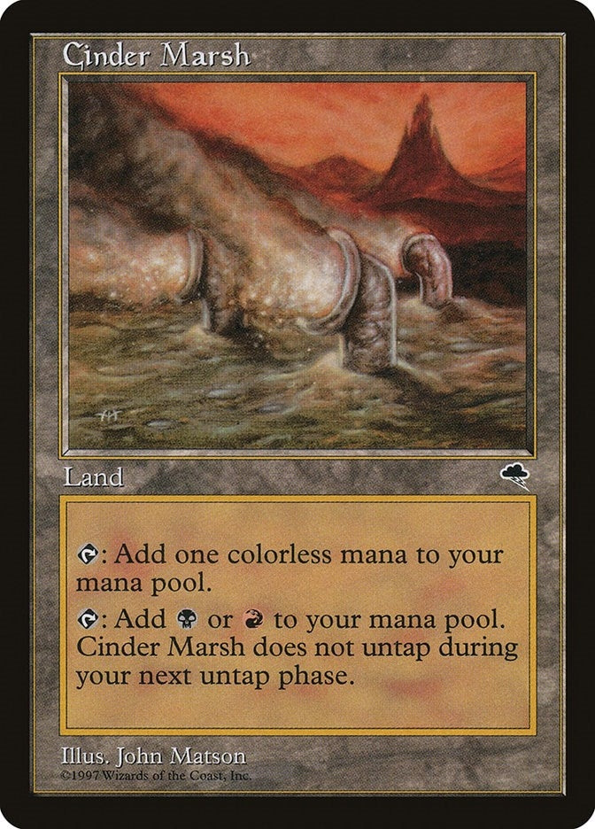 Image for Cinder Marsh (317) (TMP) - Magic: The Gathering