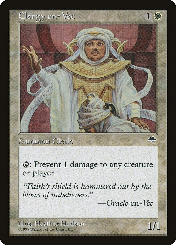 Image for Clergy en-Vec (14) (TMP) - Magic: The Gathering