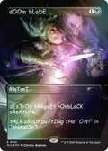 Image for dOOm bLaDE (Rainbow Foil) (9990) (SLD) - Magic: The Gathering