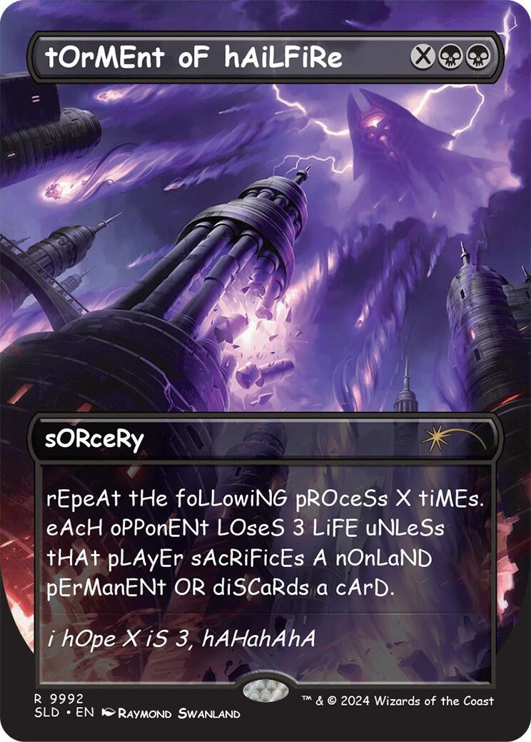Image for tOrMEnt oF hAiLFiRe (9992) (SLD) - Magic: The Gathering