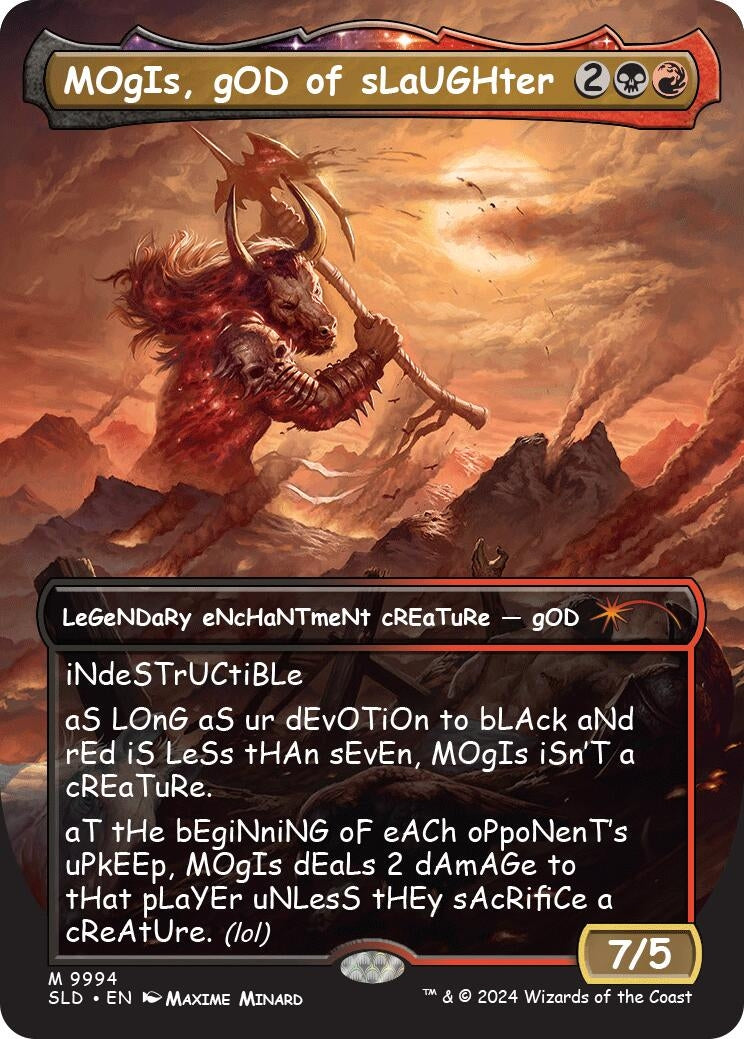 Image for MOgIs, gOD of sLaUGHter (9994) (9994) (SLD) - Magic: The Gathering