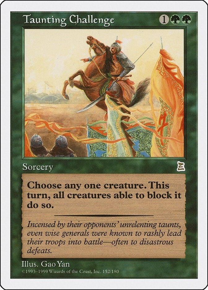 Image for Taunting Challenge (152) (PTK) - Magic: The Gathering