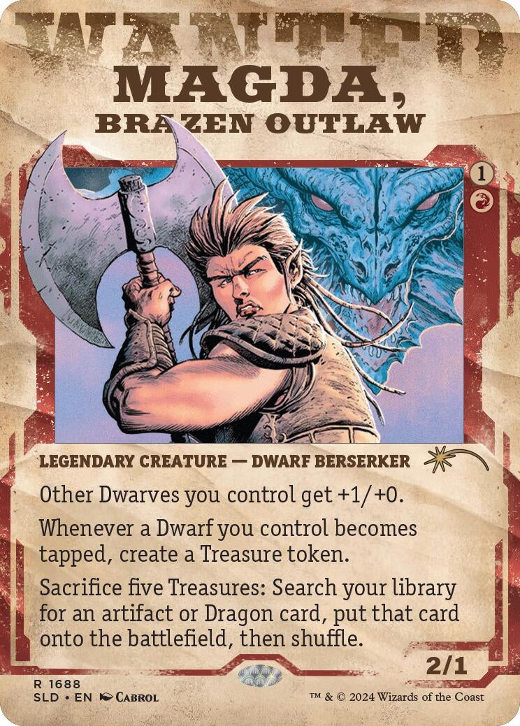 Image for Magda, Brazen Outlaw (1688) (SLD) - Magic: The Gathering