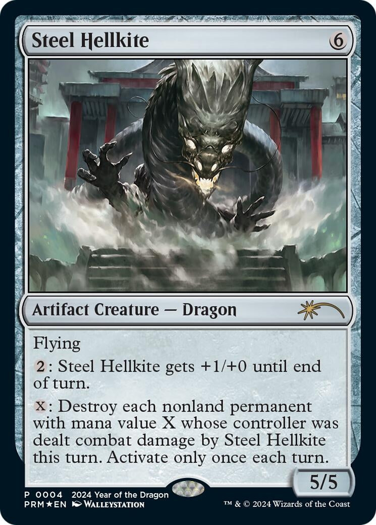 Image for Steel Hellkite (Year of the Dragon 2024) (4) (SSP) - Magic: The Gathering