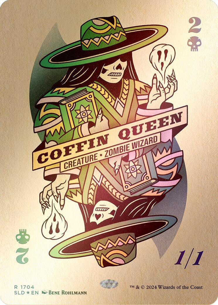 Image for Coffin Queen (Rainbow Foil) (1704) (SLD) - Magic: The Gathering