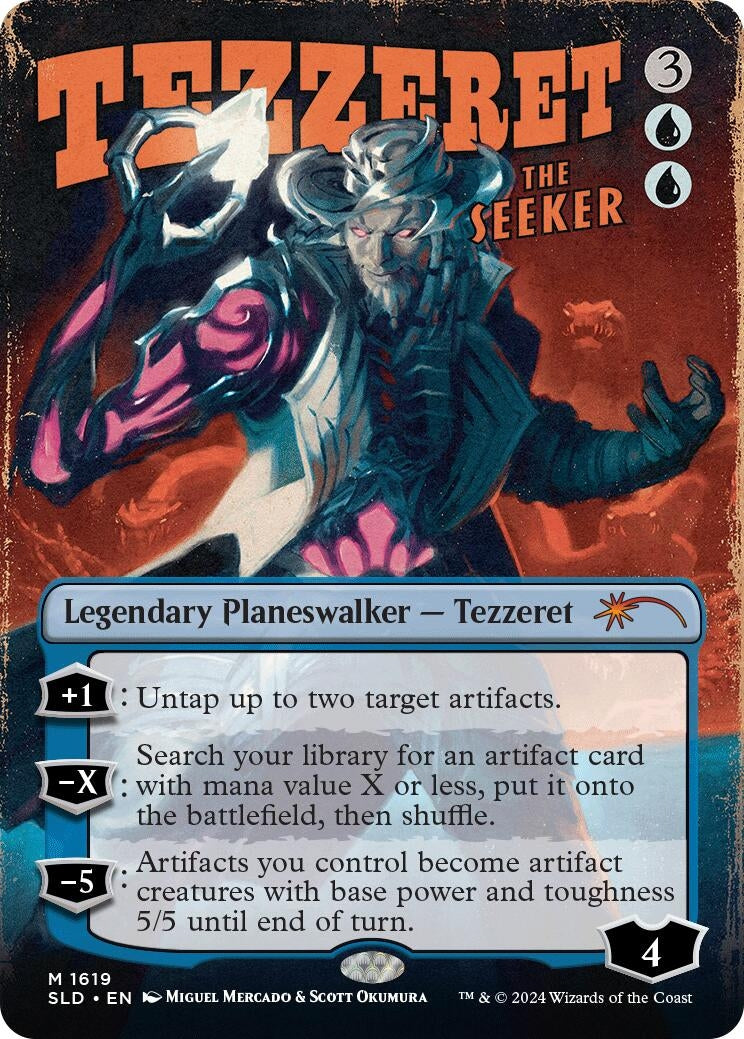Image for Tezzeret the Seeker (1619) (1619) (SLD) - Magic: The Gathering