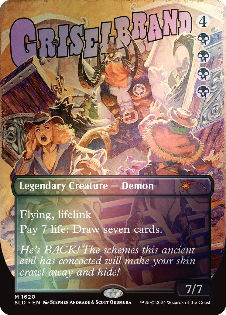 Image for Griselbrand (1620) (Rainbow Foil) (1620) (SLD) - Magic: The Gathering