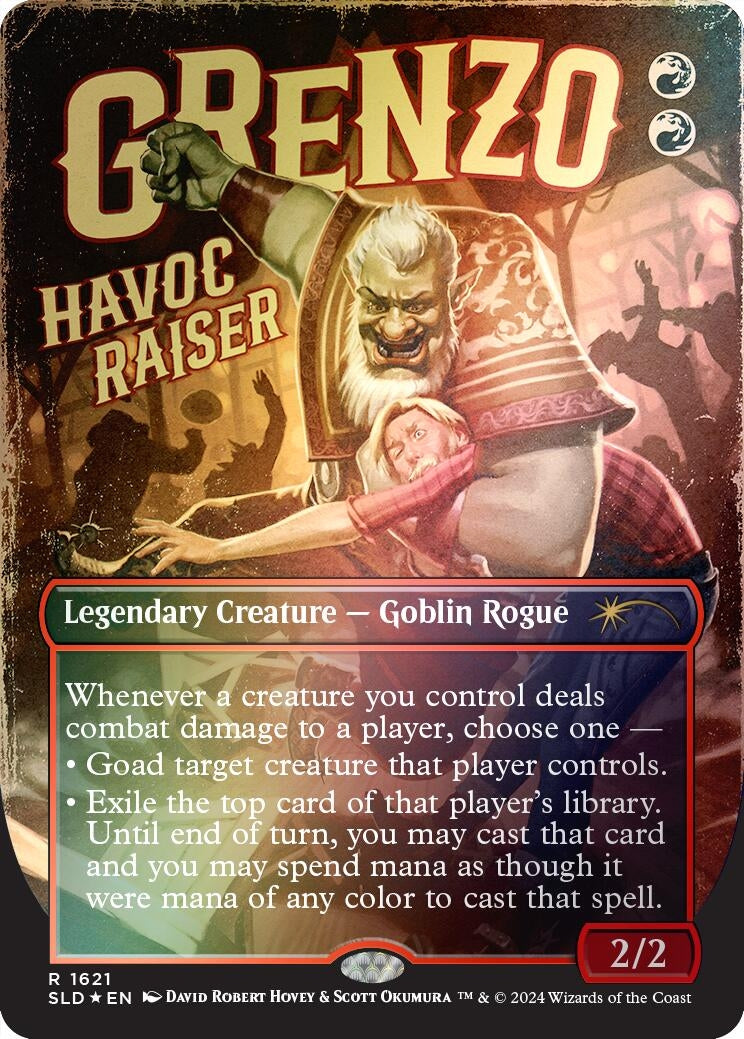 Image for Grenzo, Havoc Raiser (Rainbow Foil) (1621) (SLD) - Magic: The Gathering