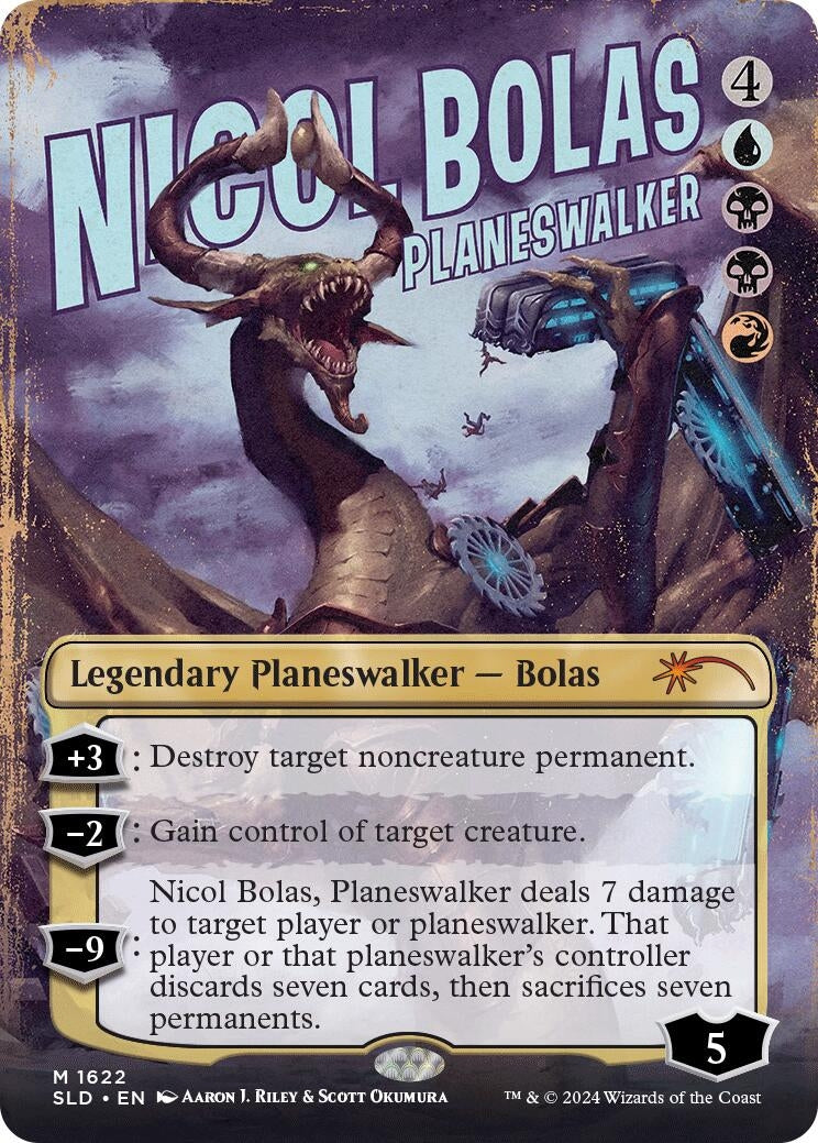 Image for Nicol Bolas, Planeswalker (1622) (SLD) - Magic: The Gathering