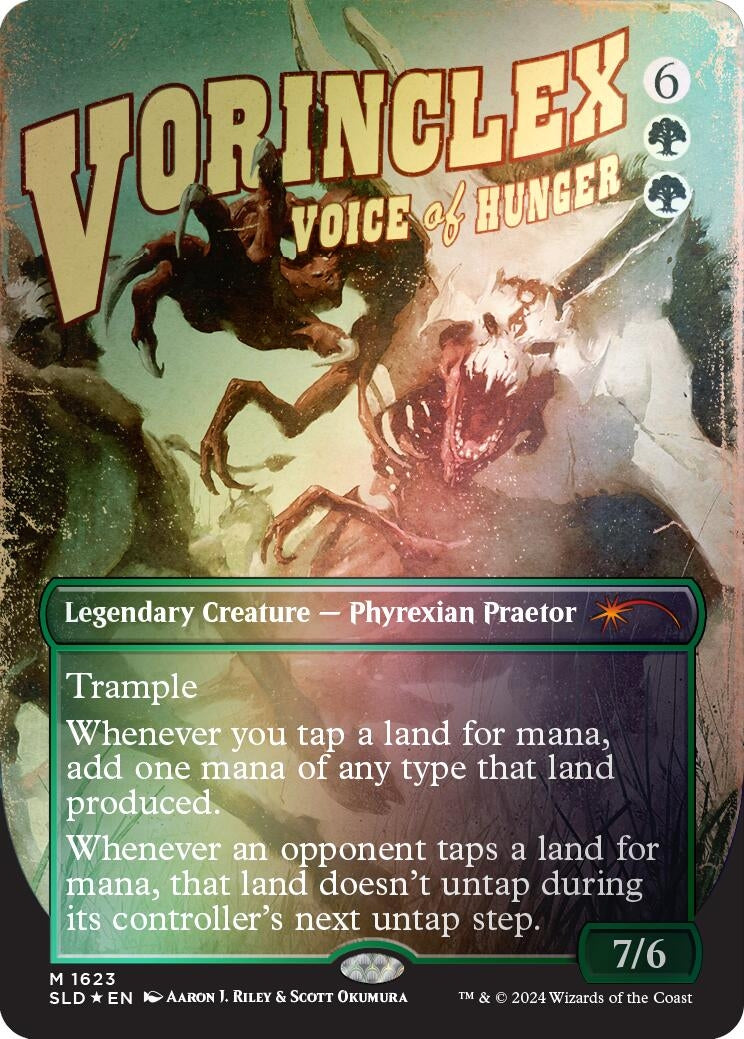 Image for Vorinclex, Voice of Hunger (Rainbow Foil) (1623) (SLD) - Magic: The Gathering
