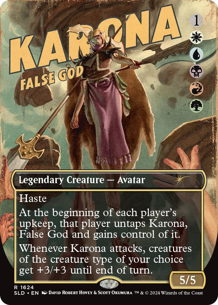 Image for Karona, False God (1624) (SLD) - Magic: The Gathering