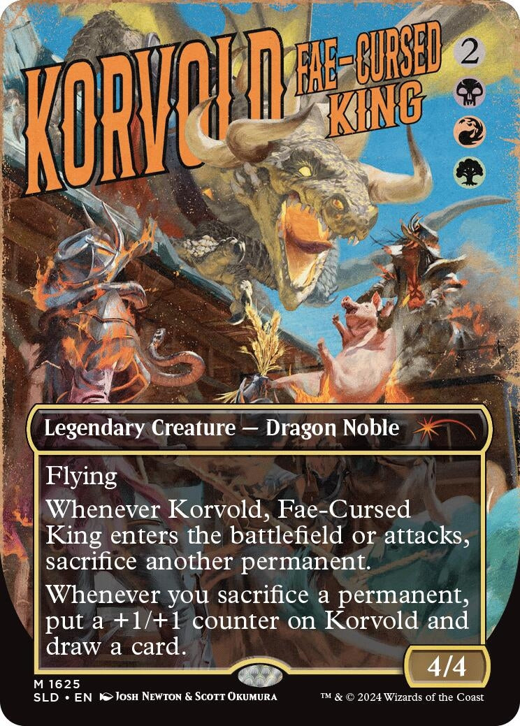 Image for Korvold, Fae-Cursed King (1625) (SLD) - Magic: The Gathering