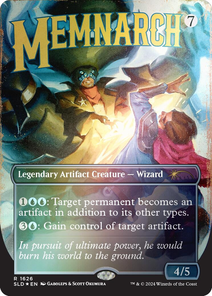 Image for Memnarch (Rainbow Foil) (1626) (SLD) - Magic: The Gathering