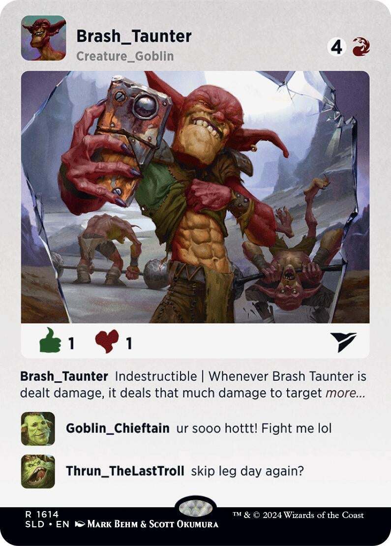 Image for Brash Taunter (1614) (SLD) - Magic: The Gathering