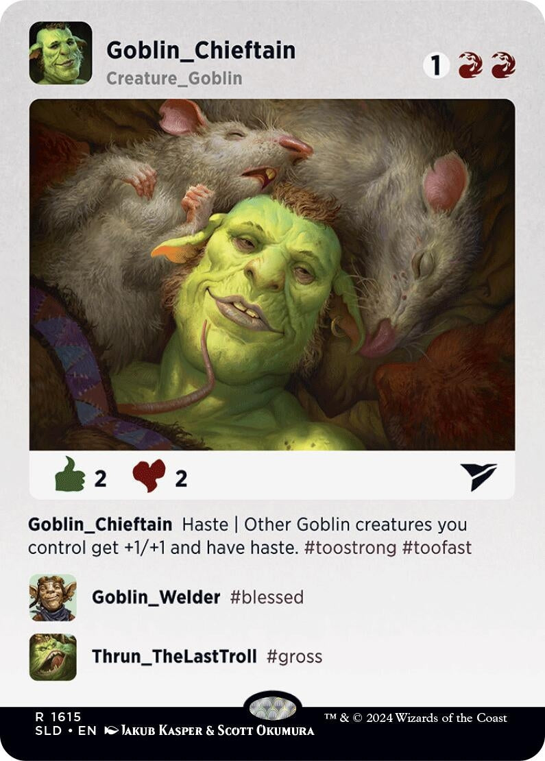 Image for Goblin Chieftain (1615) (1615) (SLD) - Magic: The Gathering