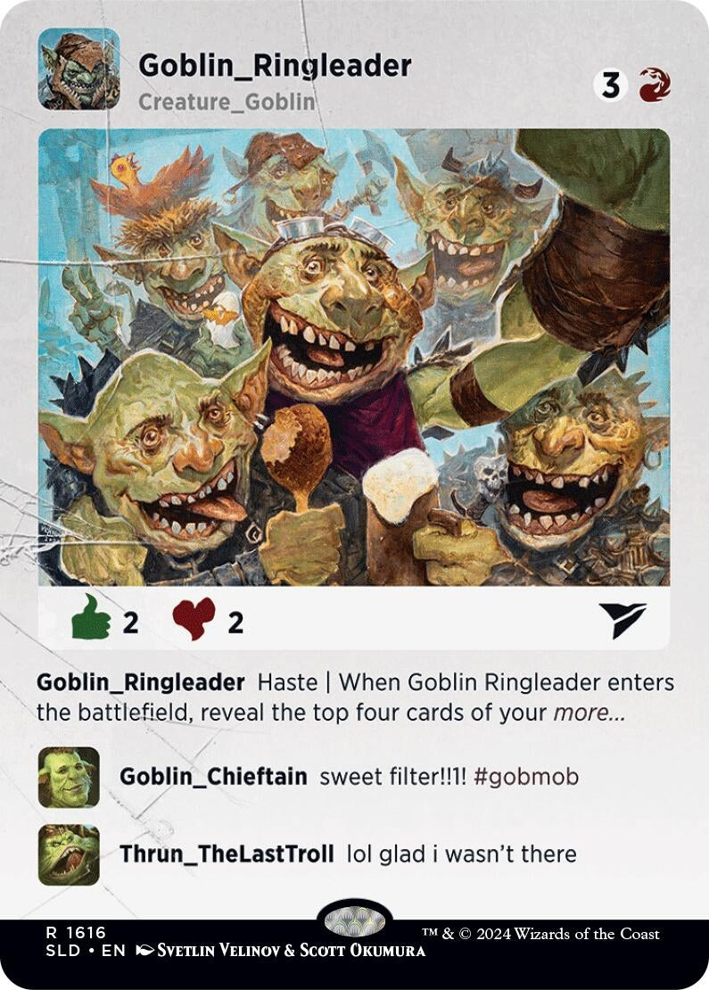 Image for Goblin Ringleader (1616) (SLD) - Magic: The Gathering