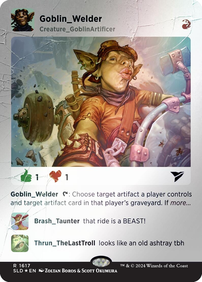 Image for Goblin Welder (Rainbow Foil) (1617) (SLD) - Magic: The Gathering