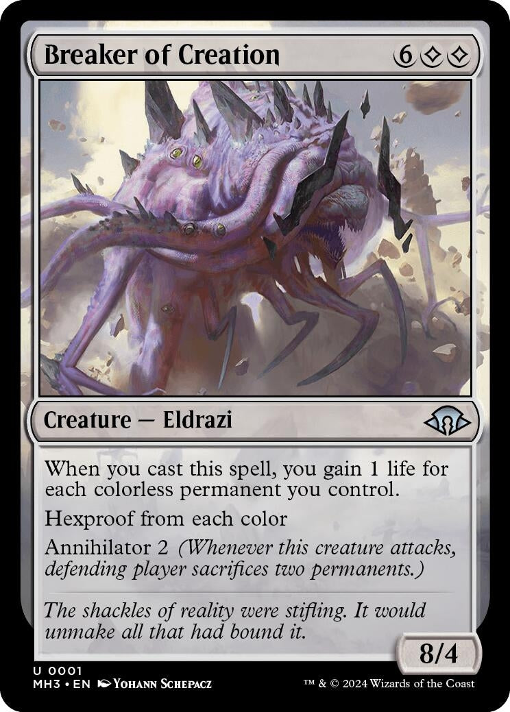 Image for Breaker of Creation (1) (MH3) - Magic: The Gathering
