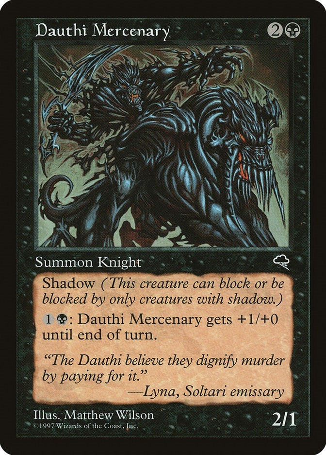 Image for Dauthi Mercenary (124) (TMP) - Magic: The Gathering
