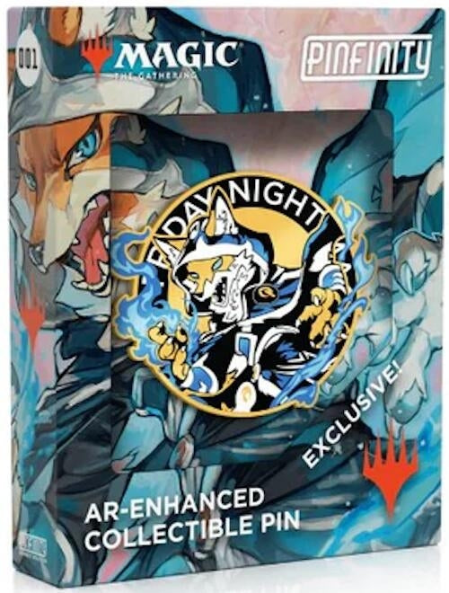 Image for Bloomburrow - Pinfinity Friday Night Magic AR-Enhanced Pin + Commander Token (Jace) - Magic: The Gathering