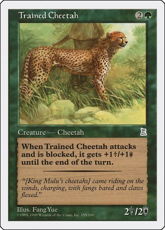 Image for Trained Cheetah (155) (PTK) - Magic: The Gathering