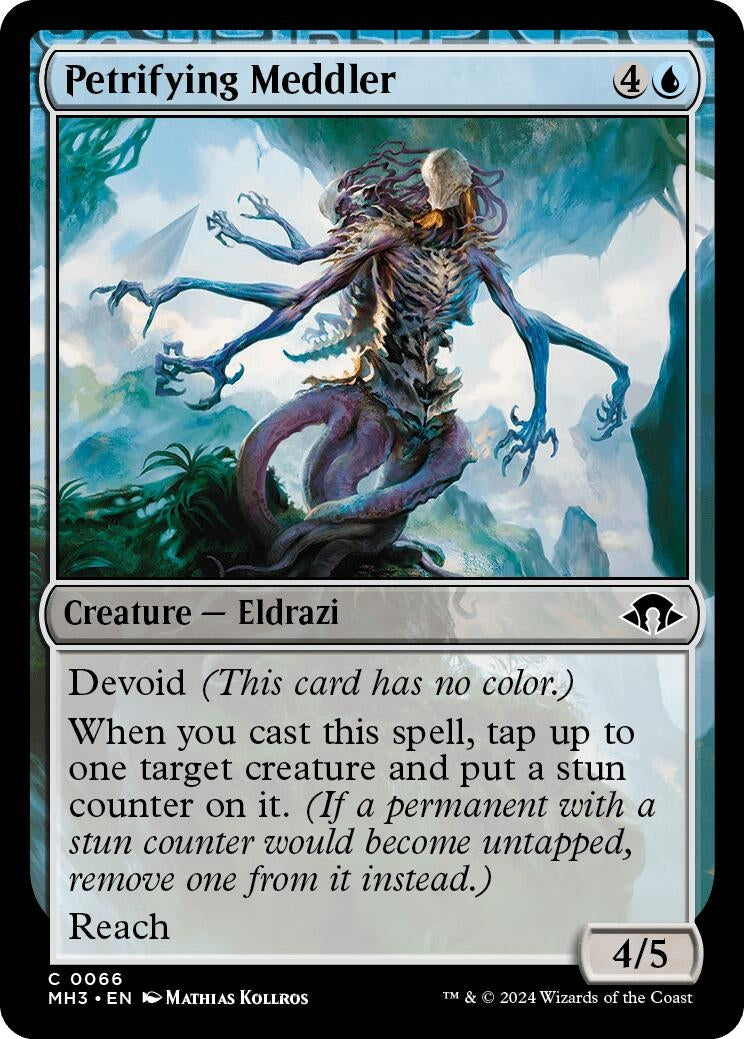 Image for Petrifying Meddler (66) (MH3) - Magic: The Gathering