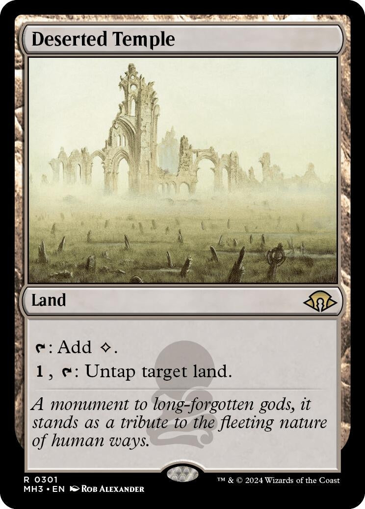 Image for Deserted Temple (301) (MH3) - Magic: The Gathering