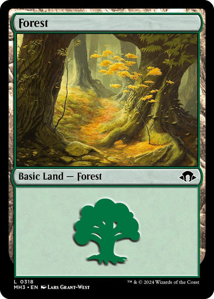 Image for Forest (0318) (318) (MH3) - Magic: The Gathering