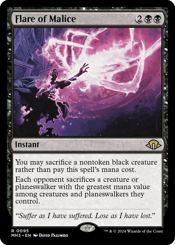 Image for Flare of Malice (95) (MH3) - Magic: The Gathering